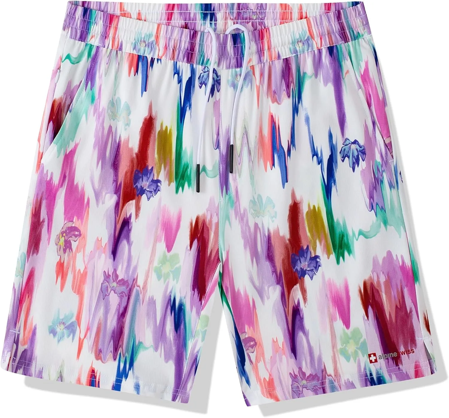 Alpine Swiss Mens Swim Shorts Beach Trunks Boardshorts Volley Shorts Quick Dry Swimwear