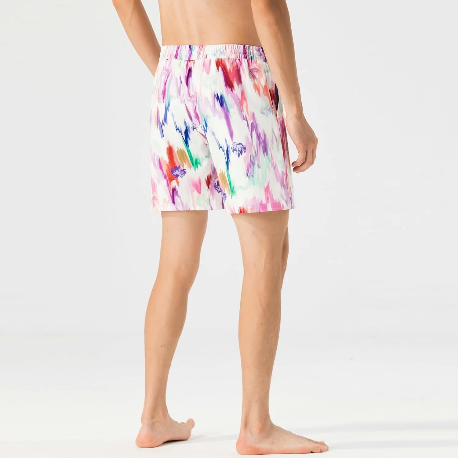 Alpine Swiss Mens Swim Shorts Beach Trunks Boardshorts Volley Shorts Quick Dry Swimwear