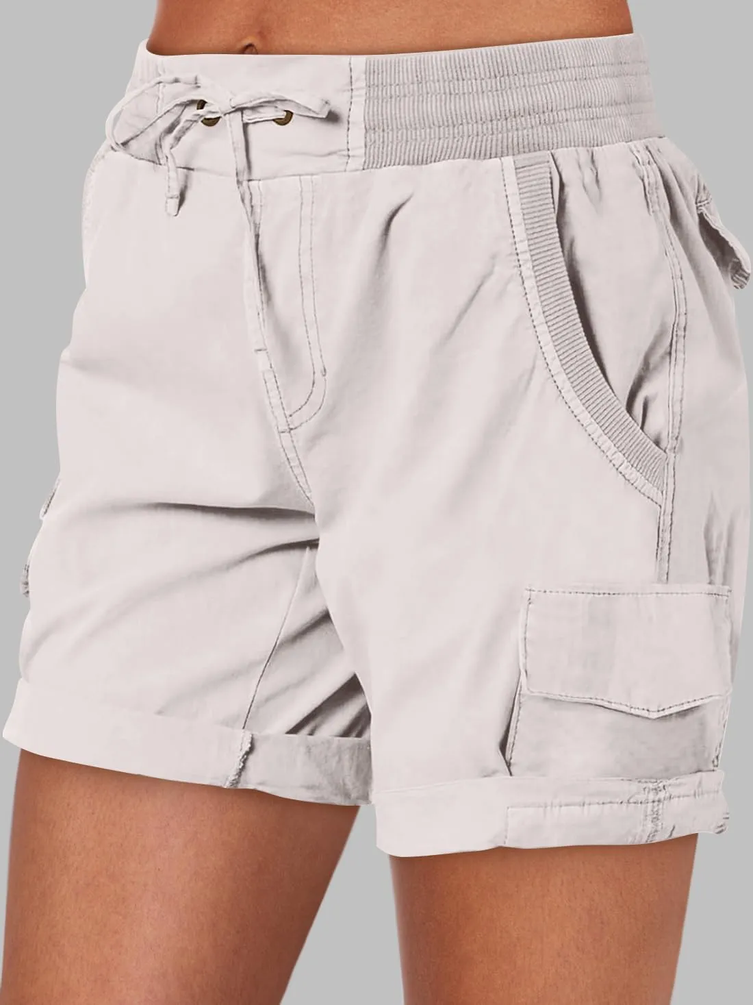 ANRABESS Womens Summer Shorts 2025 Dressy Casual Hiking Cargo Shorts Trendy Outdoor Outfits 6 Pockets