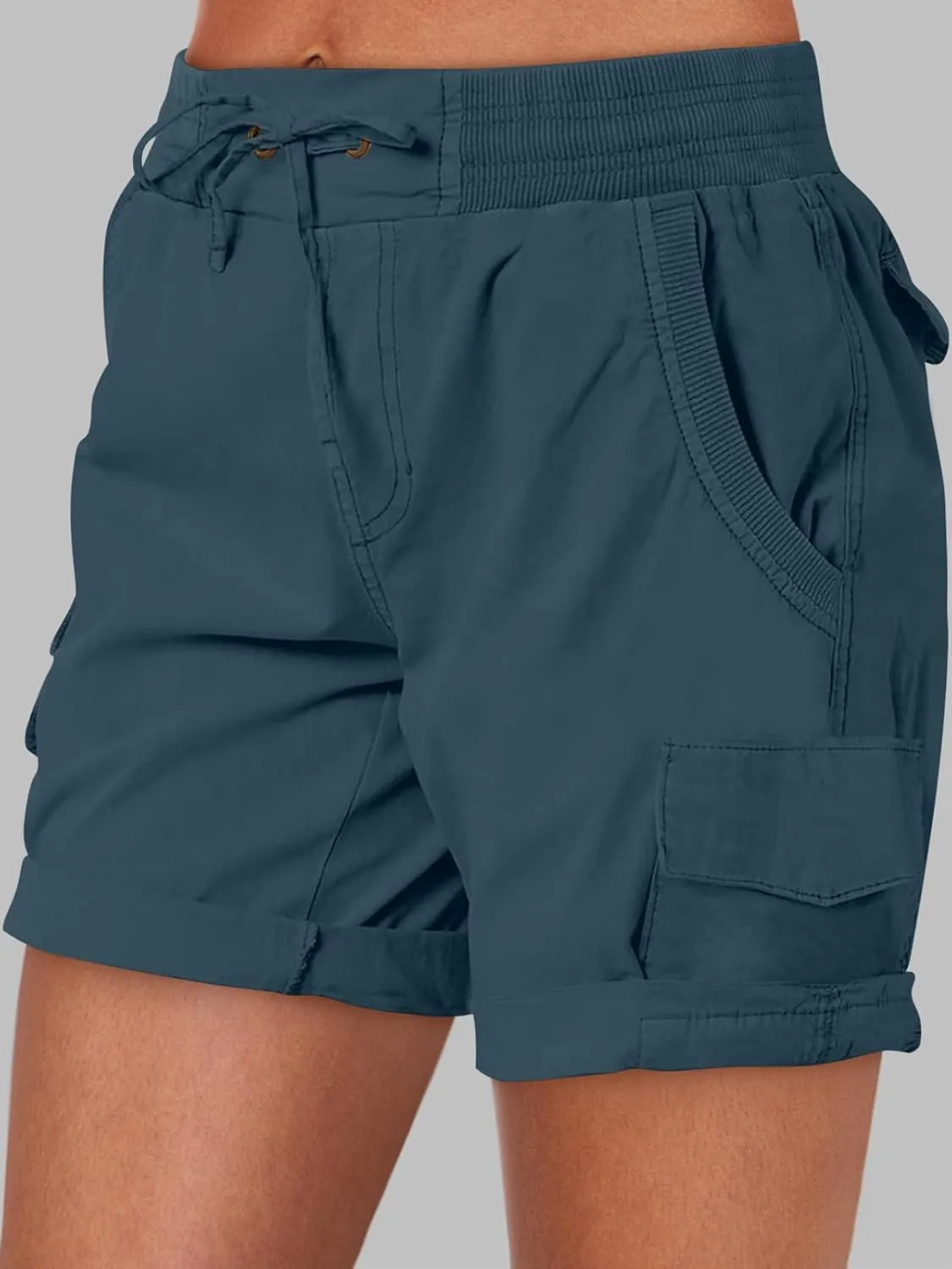 ANRABESS Womens Summer Shorts 2025 Dressy Casual Hiking Cargo Shorts Trendy Outdoor Outfits 6 Pockets