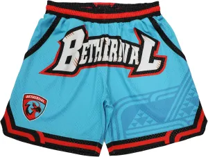 Basketball Athletic Shorts Men Mesh Gym Sports Workout Training Drawstring Retro Running Shorts with Pockets