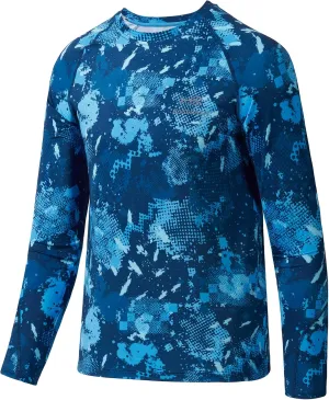 BASSDASH Youth UPF50  Camo Long Sleeve Fishing Shirt UV Protection Quick Dry Tee