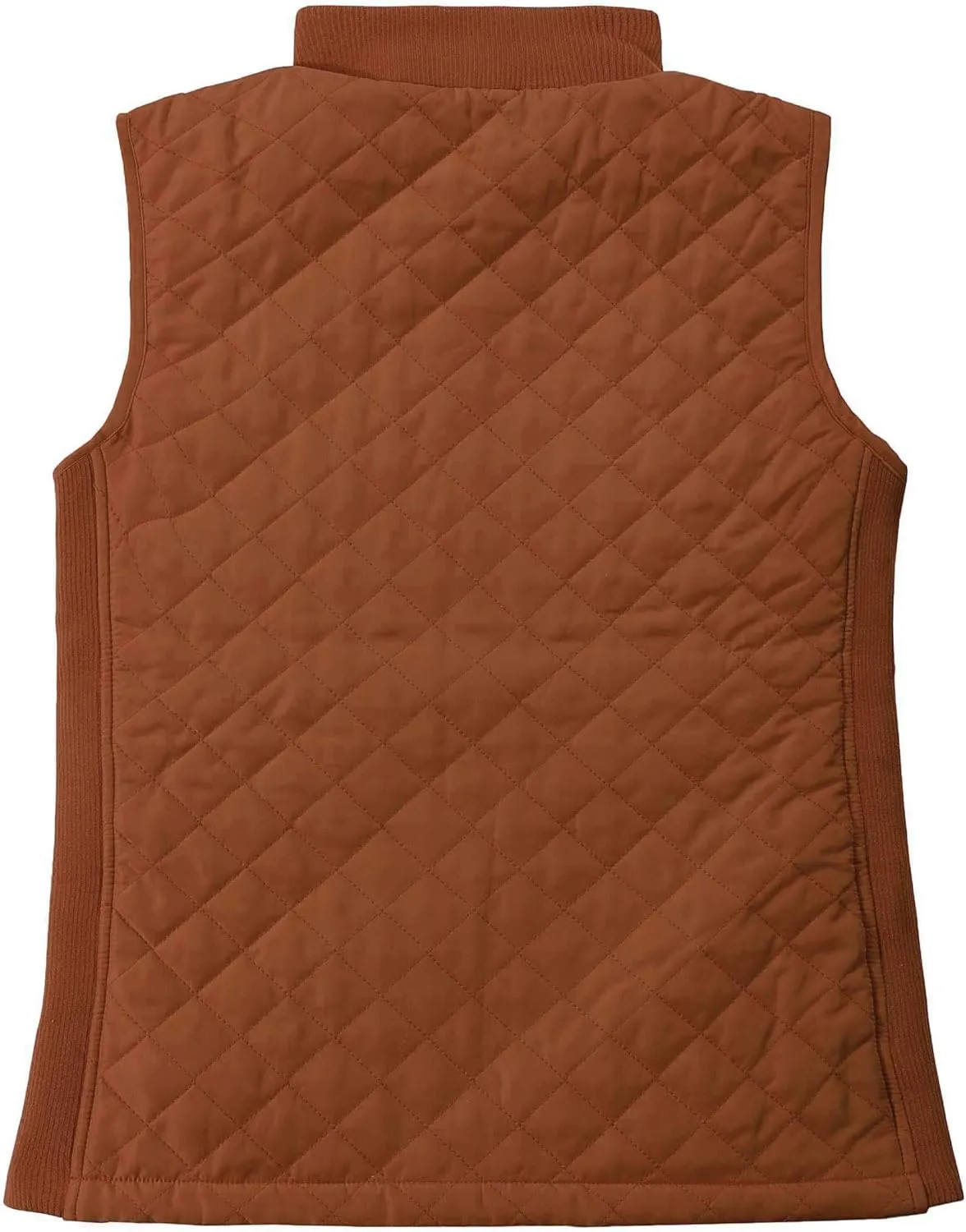 Bienzoe Women Quilted Casual Vest: Lightweight Packable Sleeveless Jacket