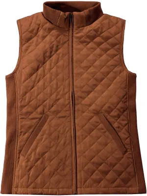 Bienzoe Women Quilted Casual Vest: Lightweight Packable Sleeveless Jacket