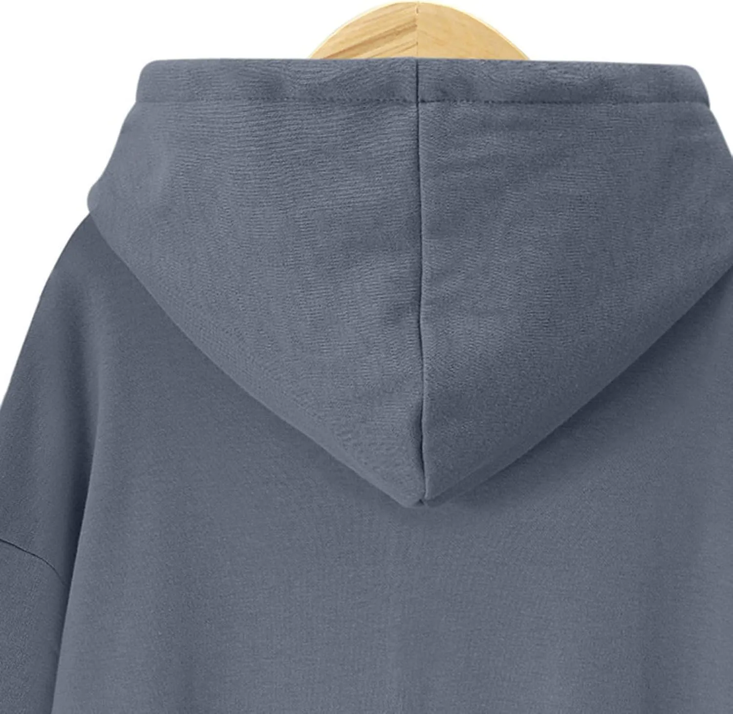 Black Hoodie Dress Women Longline Pullover Sweatshirt Drawstring Long Sleeve Relax Warm Daily Streetwear