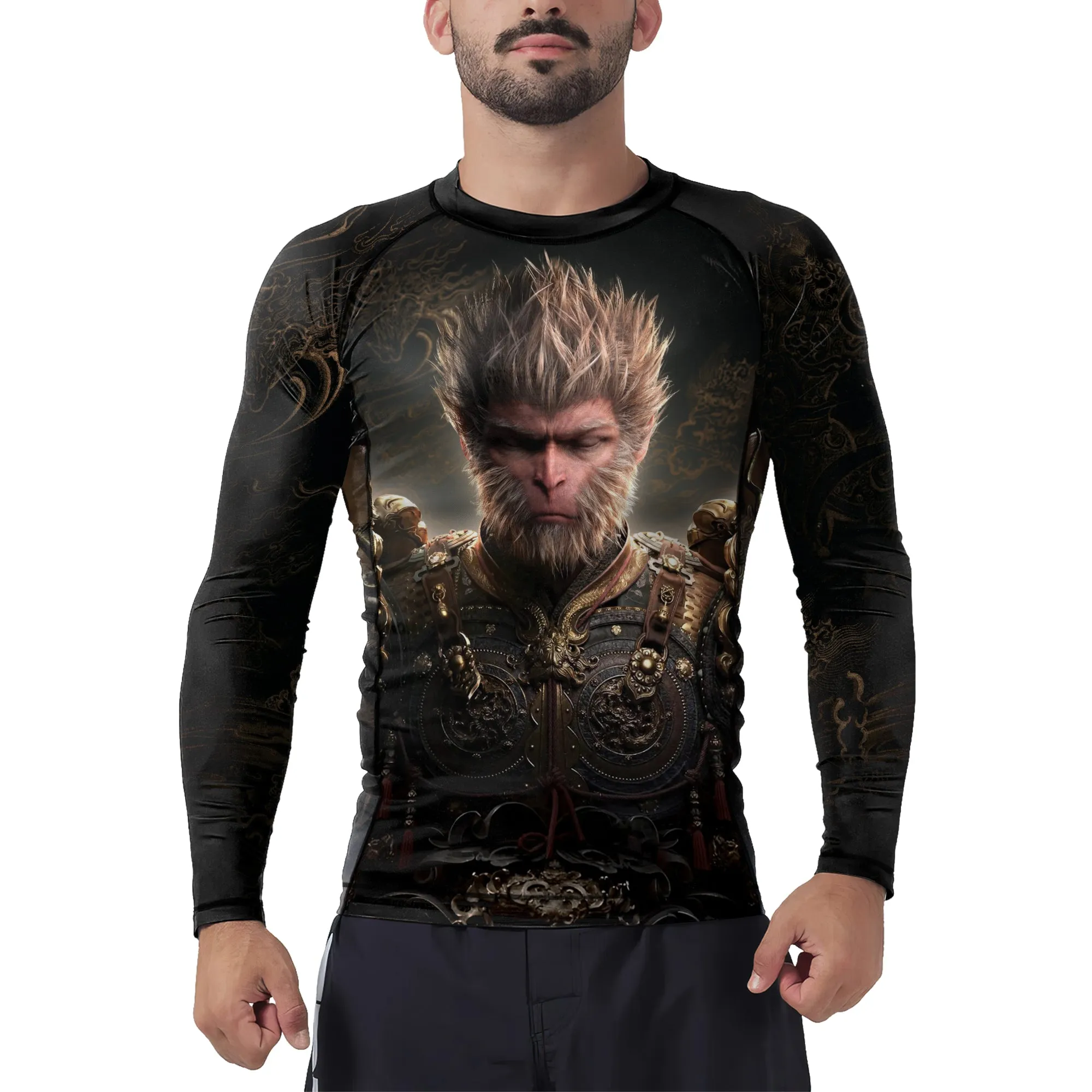 Blackened Monkey Legend Men's Long Sleeve Rash Guard