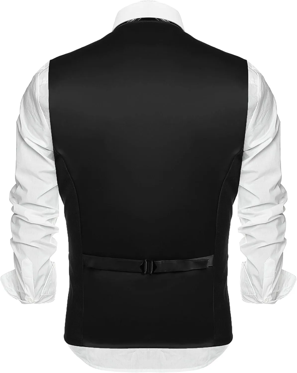 COOFANDY Men's Casual Dress Suit Vest Slim Fit Business Formal Waistcoat Vest