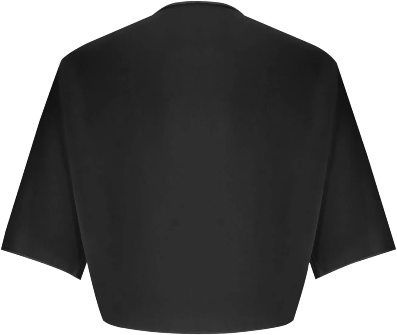 Corset Top Women's Soft Chiffon Shawl Wraps for Evening Dress Wedding Cape Casual Flapper Solid Short Sleeves