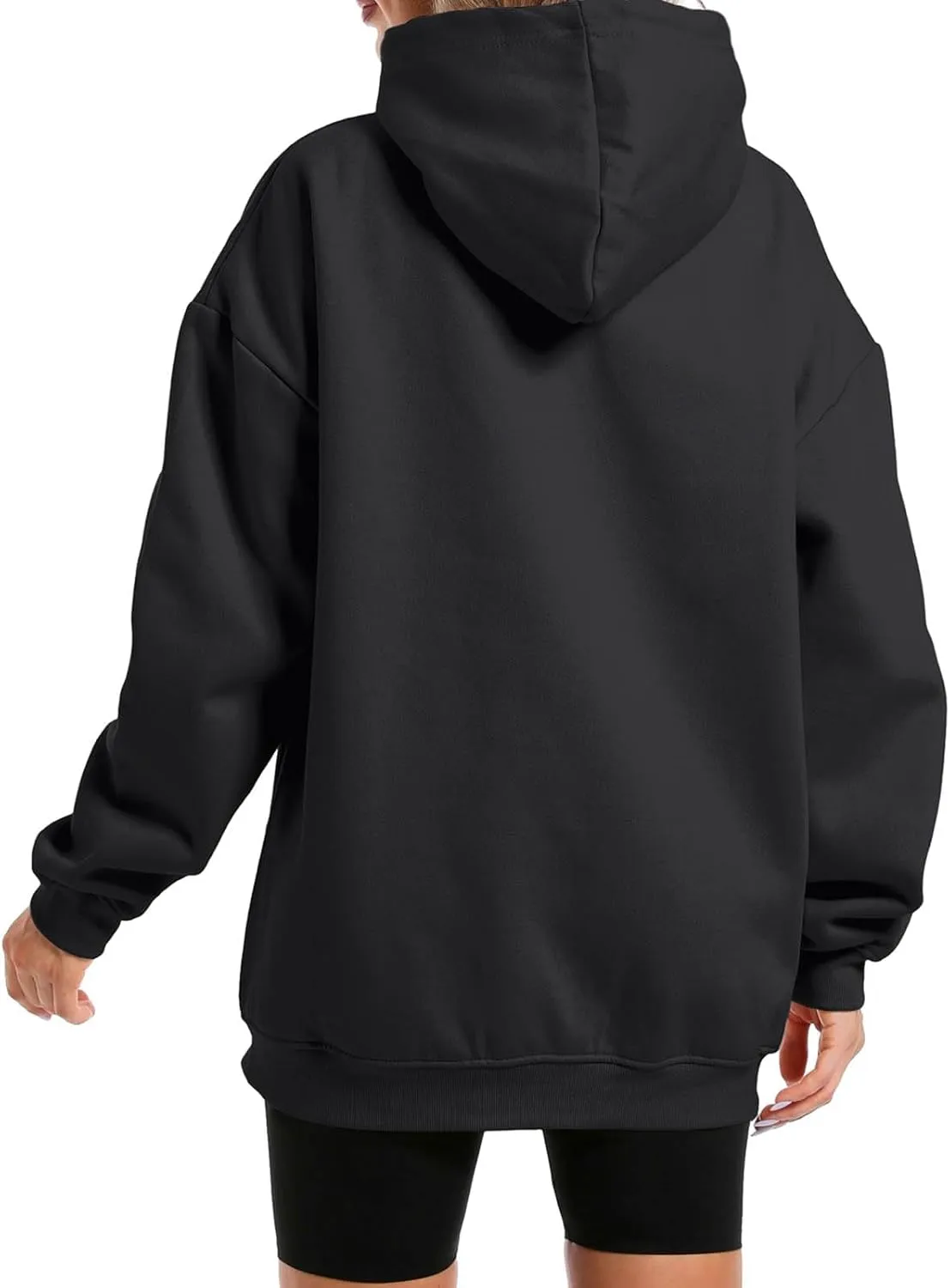 Cute Panda Graphic Oversized Hoodies for Teen Girls Kawaii Cartoon Sweatshirt Women Casual Cotton Fleece Pullover