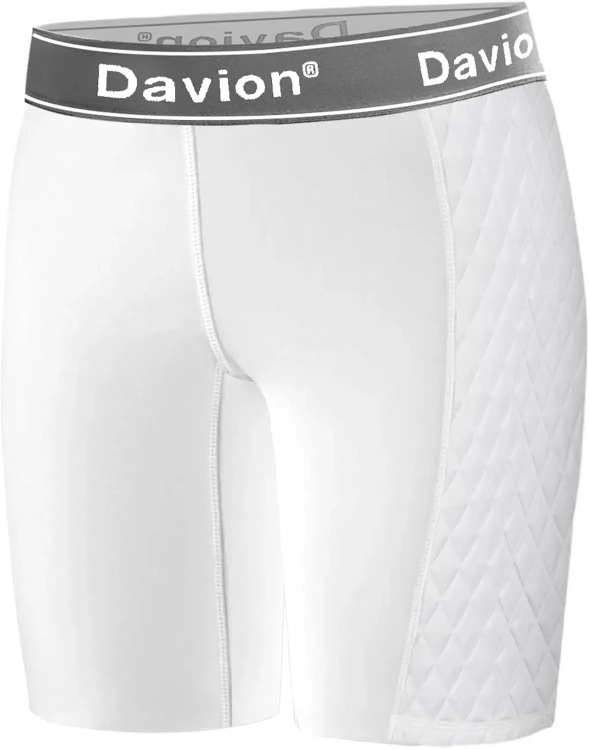 Davion Youth Girls Sliding Shorts Athletic Compression Padded Shorts for Kids Baseball Football Lacrosse