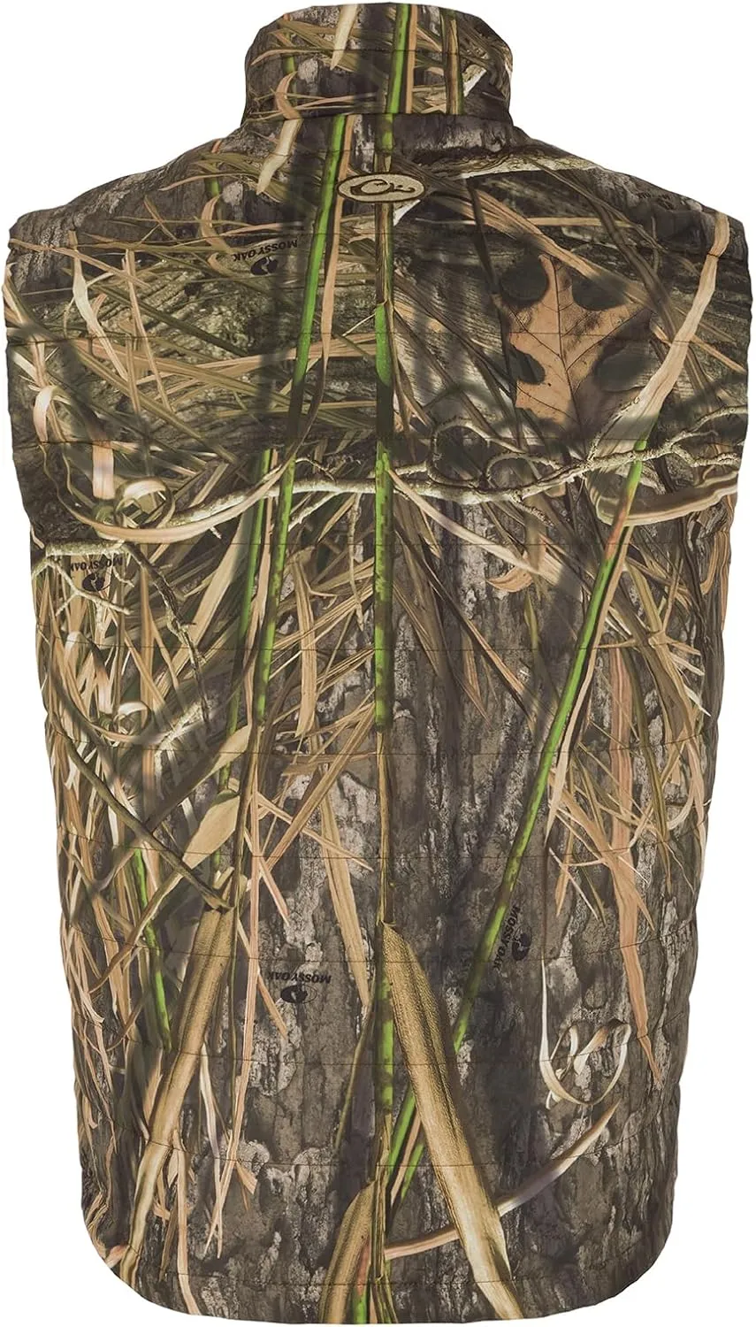 Drake Waterfowl Men's MST Synthetic Down Pack Warm Lightweight Durable Water-Repellent Adjustable Cold-Weather Hunting Vest