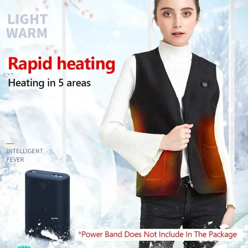 Electric Heated Vest for Winter Outdoor Warmth