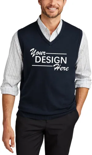 Embroidery Vest Custom Vest Personalized Sweater Vest Customized V-Neck Vest Design Your Own with Logo Text Photo SW286