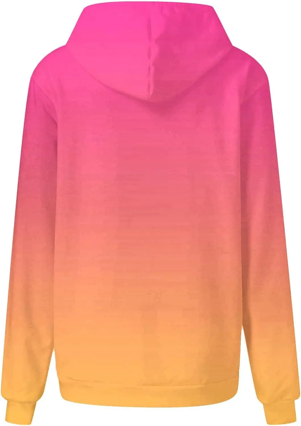 Fall Sweatshirts For Women Fashion Gradient Graphic Hoodies Long Sleeve Oversized Casual Pullover Tops