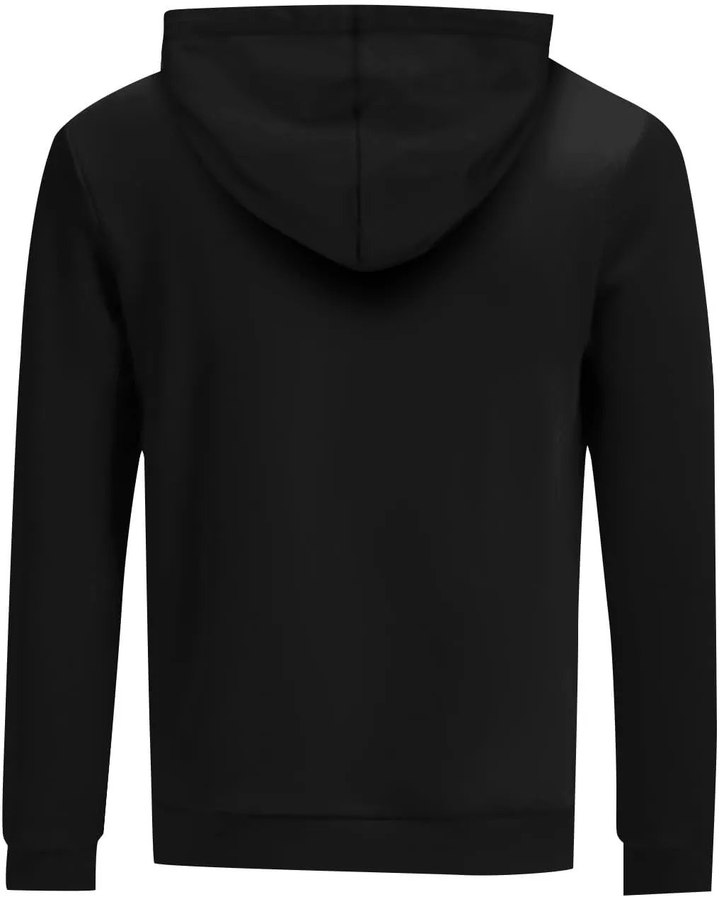Fashion Hoodies for Men Plus Size Solid Long Sleeve Drawstring Pullover 2024 Fall Winter Hooded Sweatshirts
