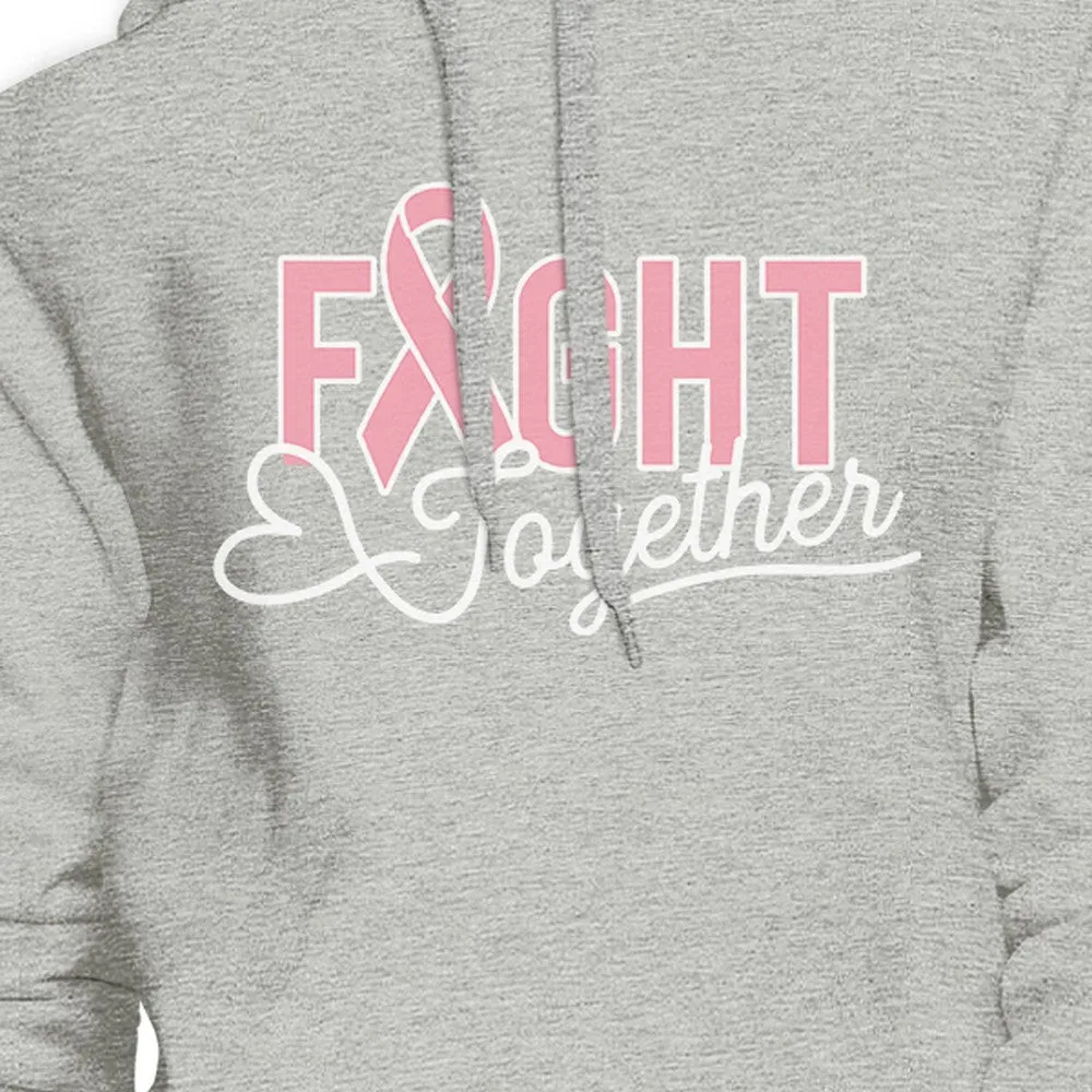 Fight Together Breast Cancer Awareness Grey Hoodie
