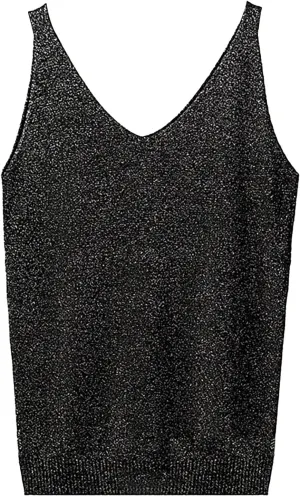 Formal Tops for Women Evening V Neck Sleeveless Glitter Tank Stylish Comfy Cute Party Club Western Shirts for Women