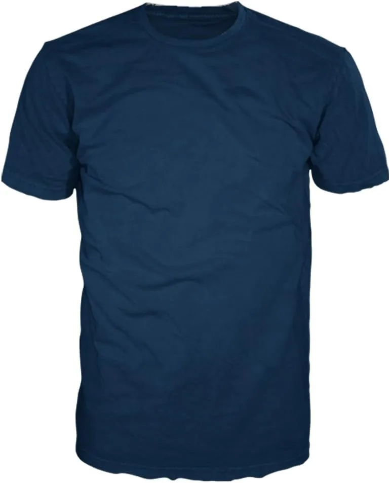 FSD Basic Plain Crew Neck Short Sleeve T-Shirts for Men (Pack of 4 Regular -5XL, Big and Tall)