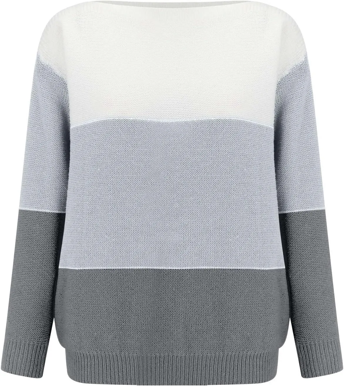 GIERIDUC Womens Oversized Knit Sweater Dressy Casual Crew Neck Floral Sweatshirts Long Sleeve Fall Tops Loose Fit Tunic Tops