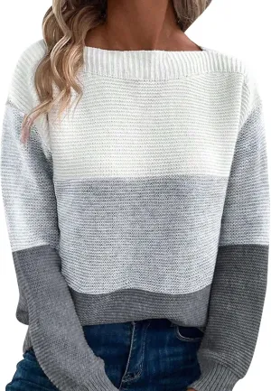 GIERIDUC Womens Oversized Knit Sweater Dressy Casual Crew Neck Floral Sweatshirts Long Sleeve Fall Tops Loose Fit Tunic Tops