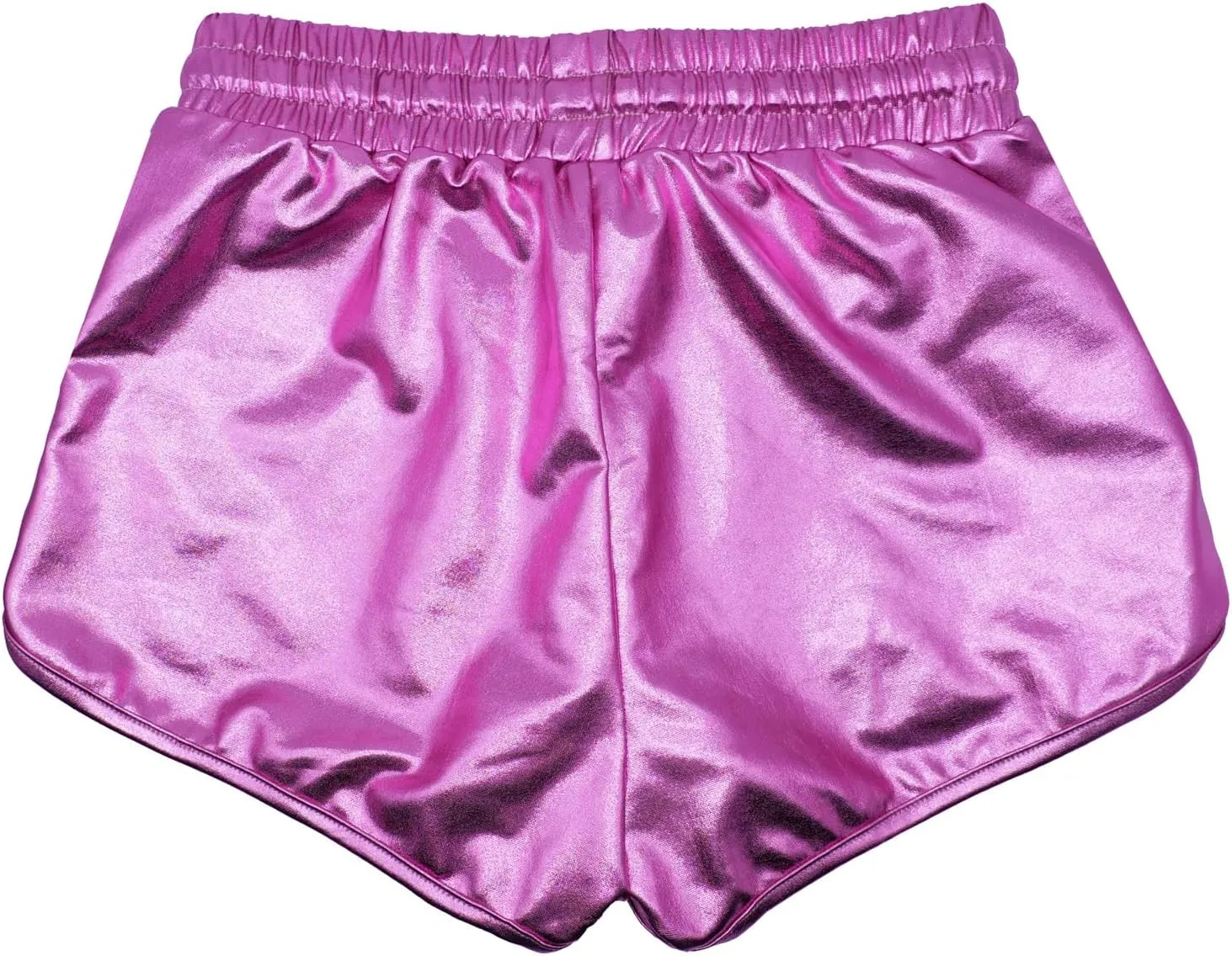 Girls Metallic Shorts Sparkly Hot Pants Kids Shiny Dance Costume Outfits Glitter Gymnastics Shorts