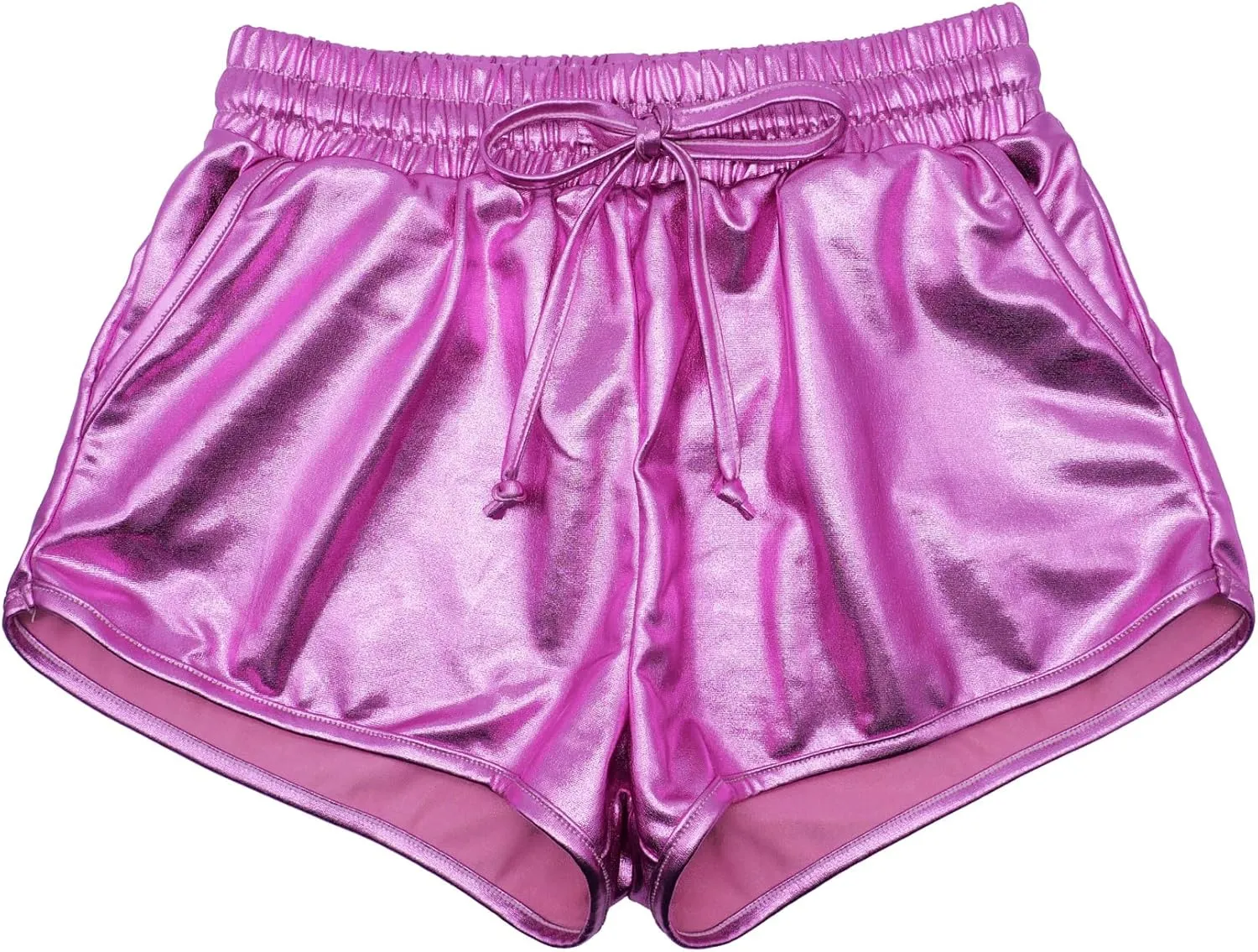 Girls Metallic Shorts Sparkly Hot Pants Kids Shiny Dance Costume Outfits Glitter Gymnastics Shorts