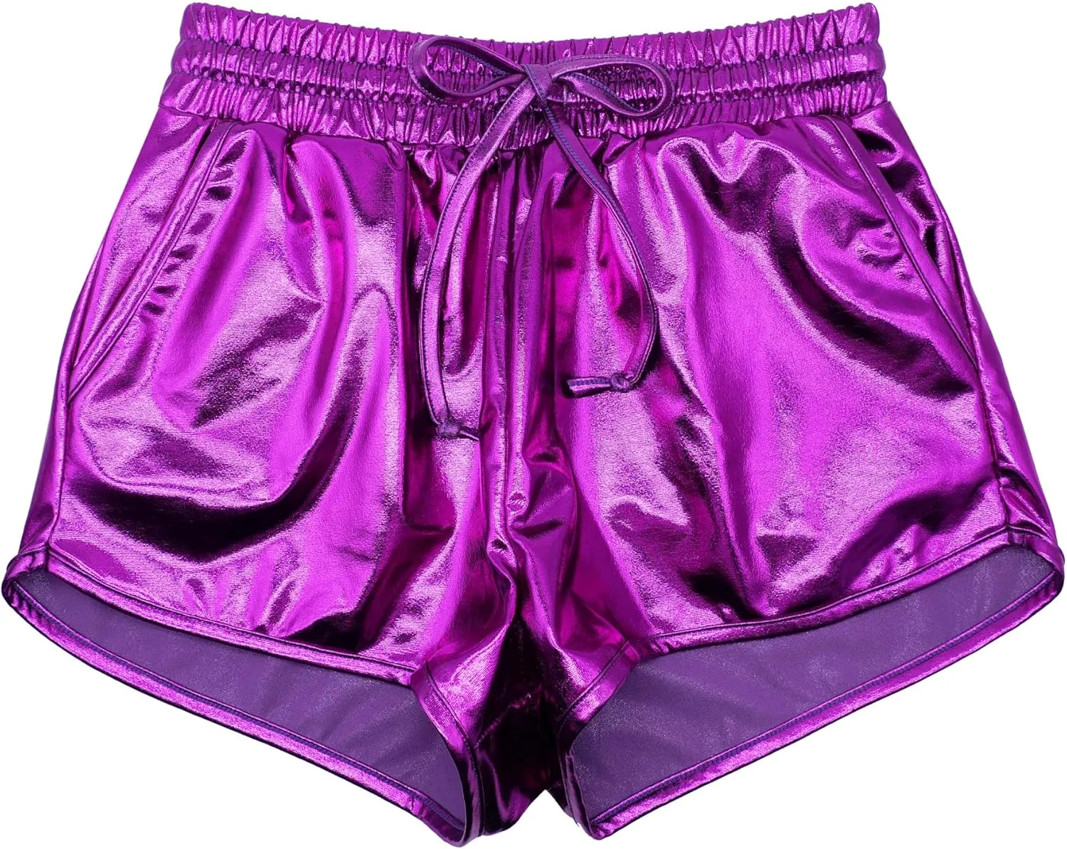 Girls Metallic Shorts Sparkly Hot Pants Kids Shiny Dance Costume Outfits Glitter Gymnastics Shorts