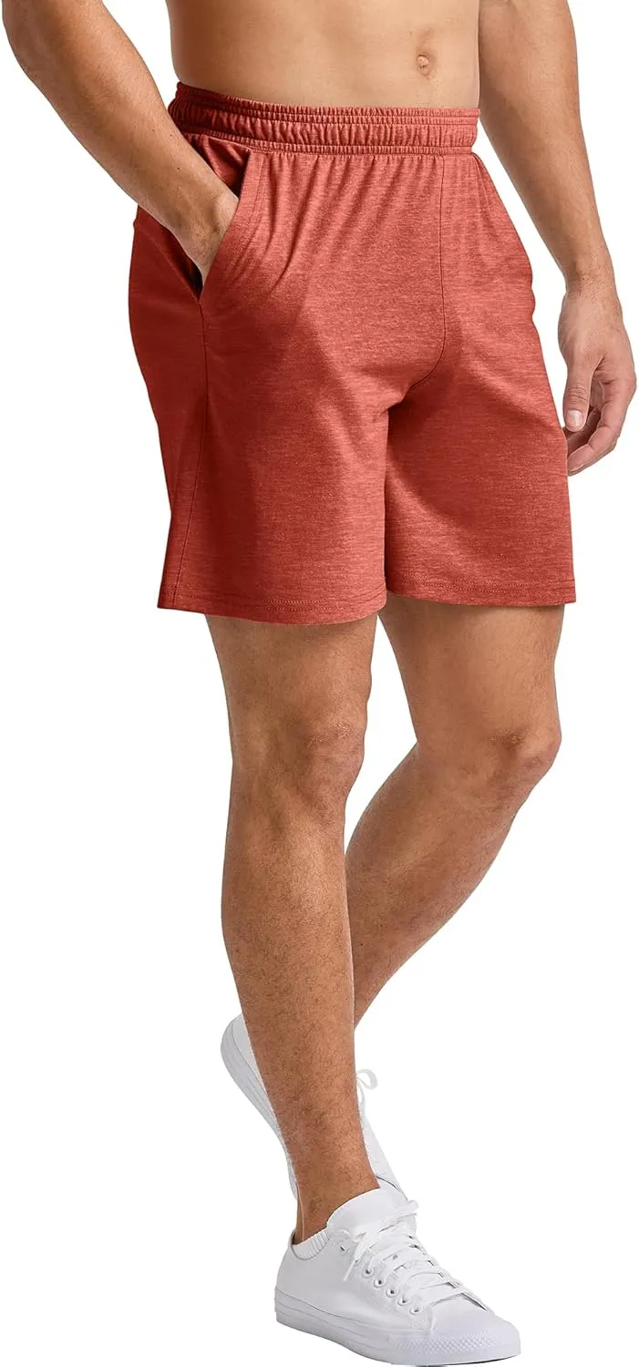 Hanes Men's Originals Pull-On Jersey Shorts, Lightweight Tri-Blend Shorts with Pockets