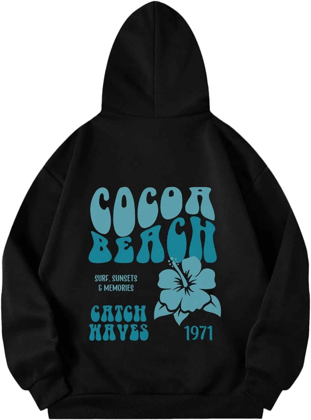 Hoodies for Teen Girls Graphic Letter Print Drawstring Hoodies Sweatshirts 2024 Fall Y2k Loose-Fit Cute Sweatshirts
