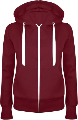 Hoodies For Women Zip Up Oversized Hooded Sweatshirt Long Sleeve Fleece Jacket With Pockets Fall Fashion Outfits 2023