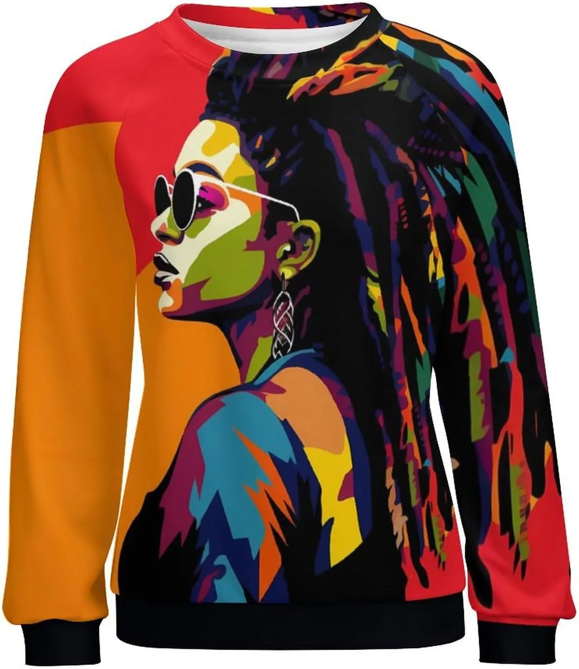 HOTYD Women Aztec Sweatshirt Casaul Fall Long Sleeve Crewneck Cowgirl Shirts Vintage Bull Graphic Pullover Western Tops