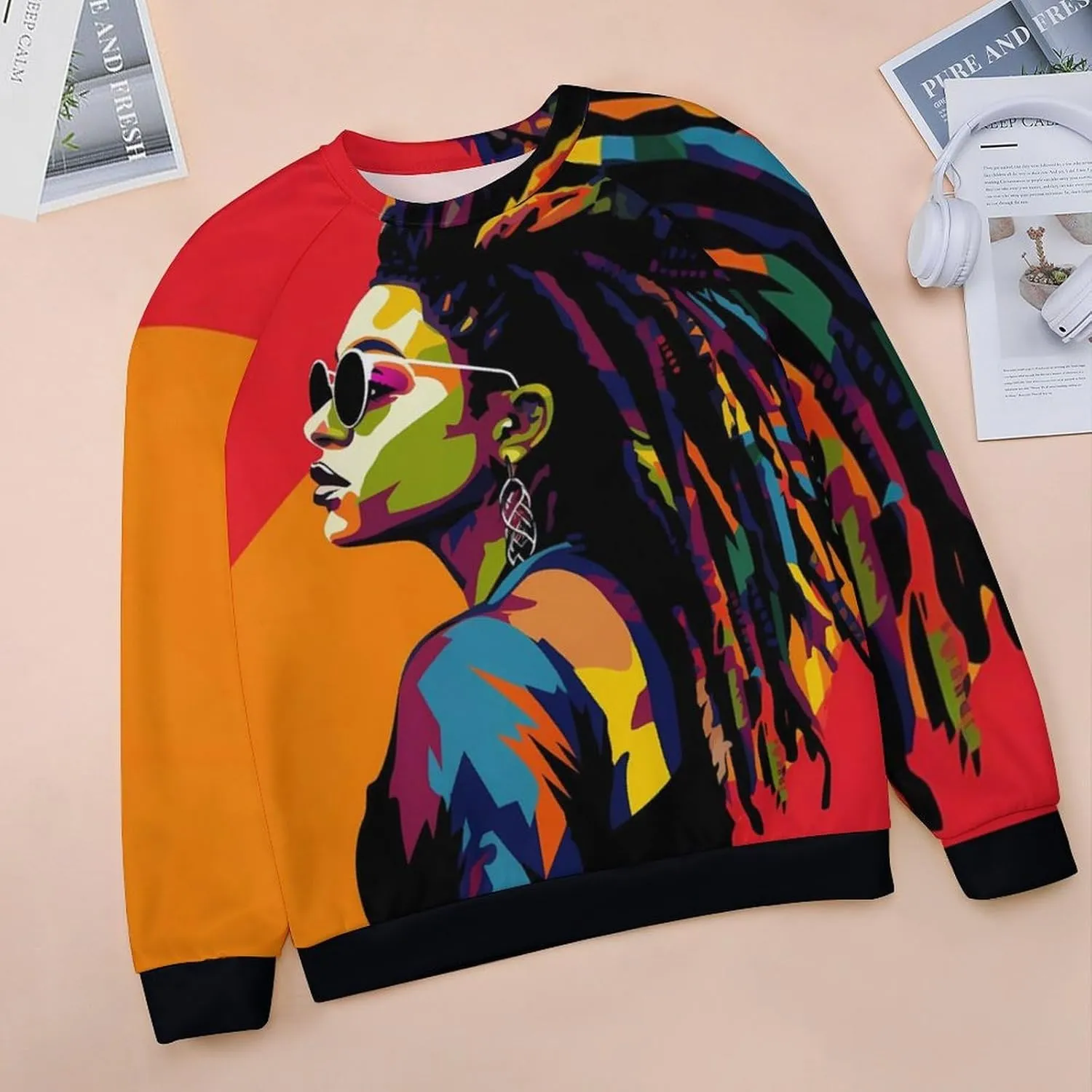 HOTYD Women Aztec Sweatshirt Casaul Fall Long Sleeve Crewneck Cowgirl Shirts Vintage Bull Graphic Pullover Western Tops
