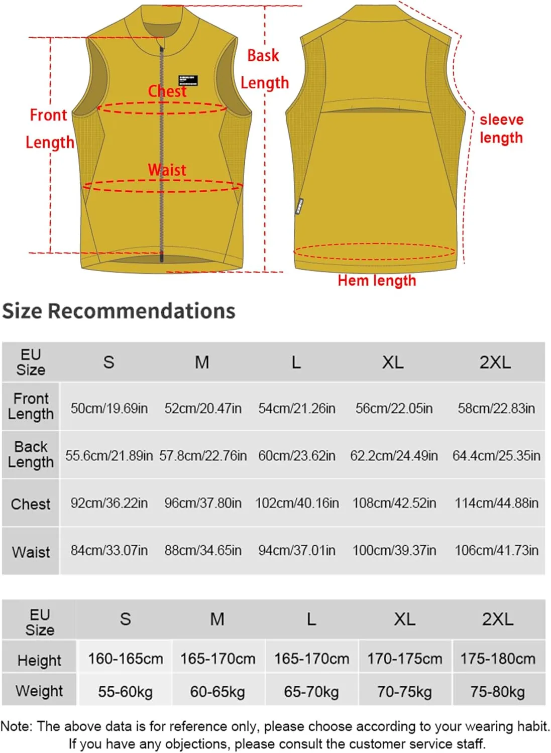 INBIKE Lightweight Cycling Vest for Men, Water Resistant Windproof Sleeveless Jacket, Breathable Reflective Biking Running