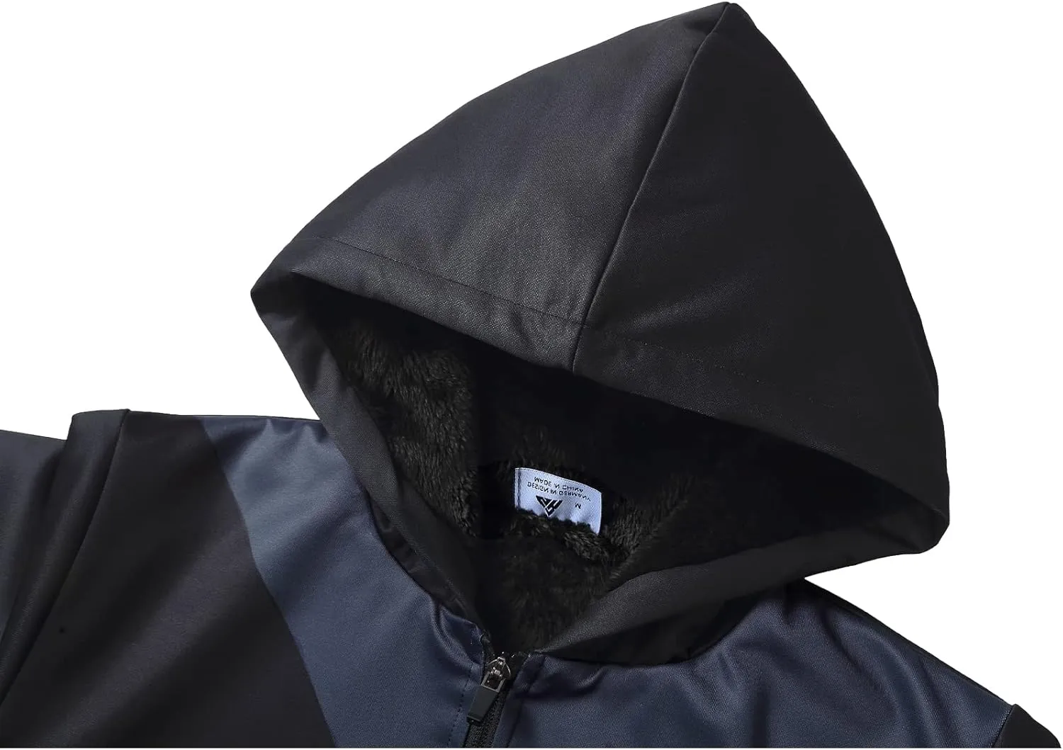 JACKETOWN Kids Fleece Jacket 3D Printed Star Hooded Sweatshirt Full Zipp Up Boys Sherpa Lined Winter Coat 6-15 Years