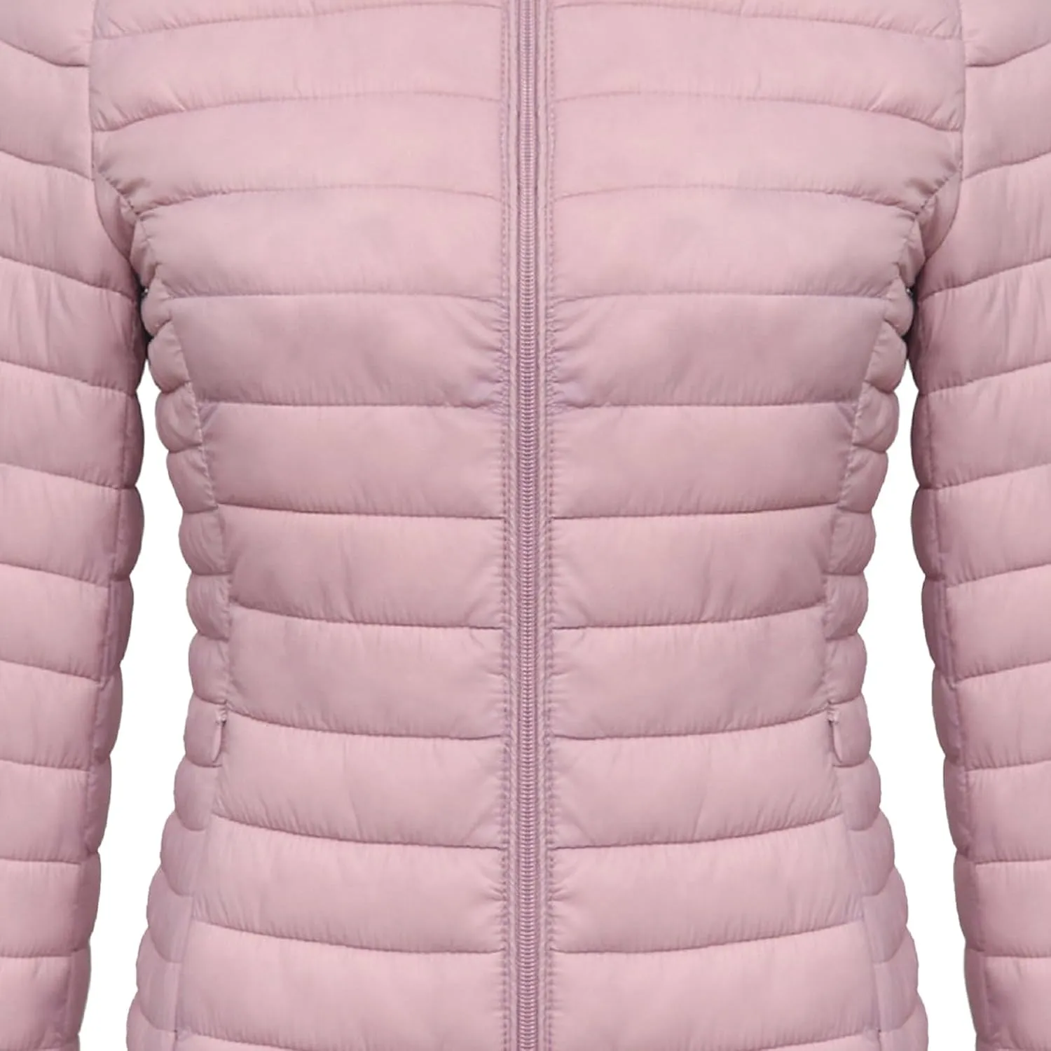 JEsilunmaMY Women's Packable Removable Hood Puffer Jacket Full-Zip Slim Short Down Jacket Insulated Quilted Warm Winter Coat