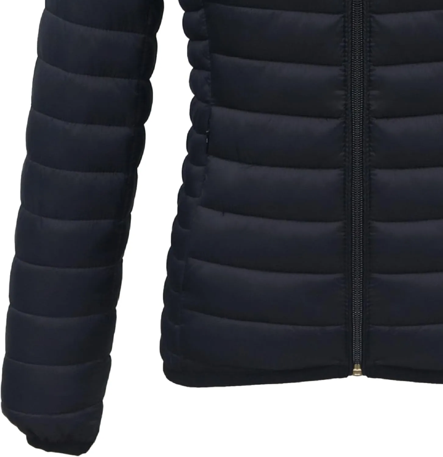 JEsilunmaMY Women's Packable Removable Hood Puffer Jacket Full-Zip Slim Short Down Jacket Insulated Quilted Warm Winter Coat