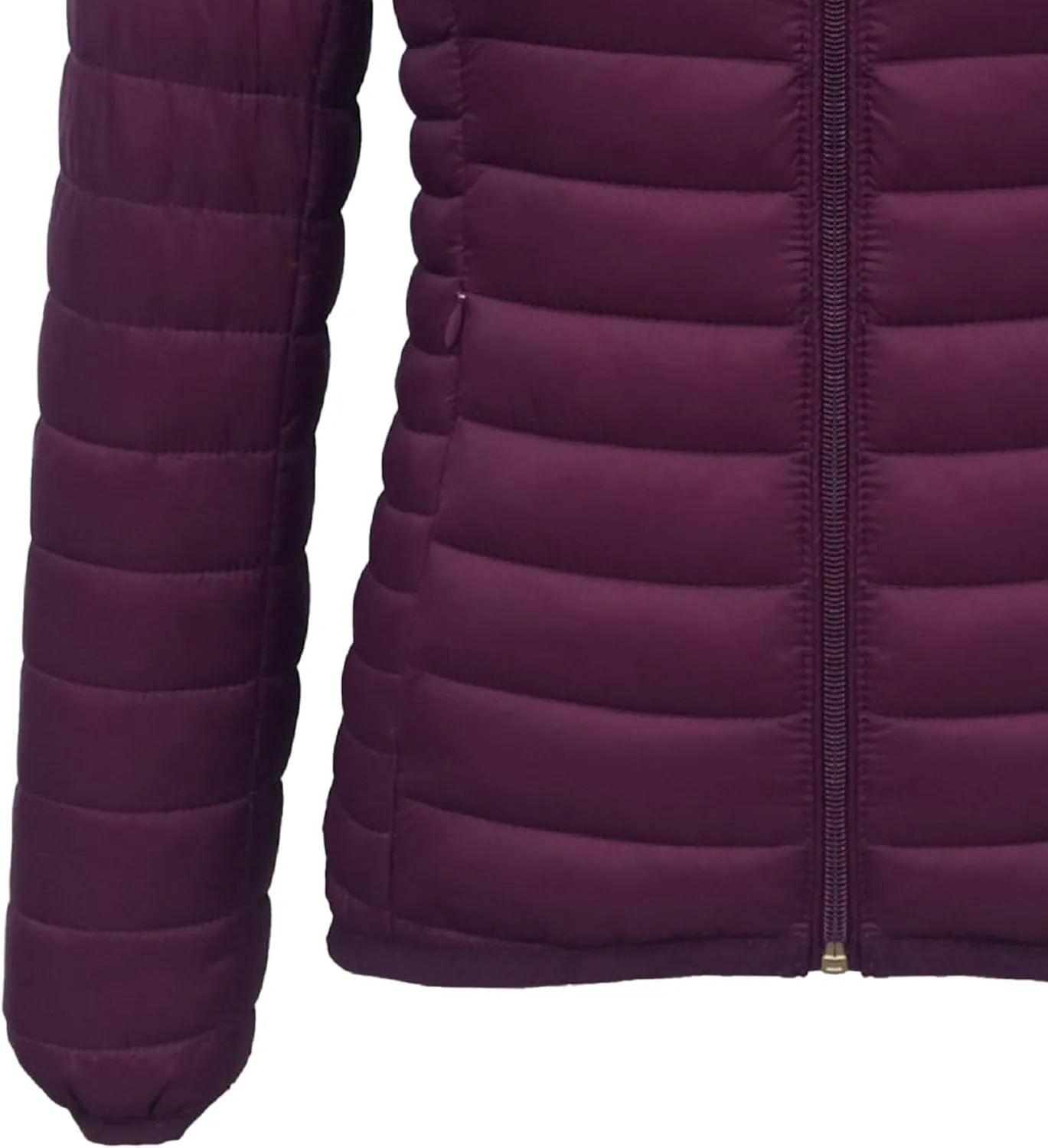 JEsilunmaMY Women's Packable Removable Hood Puffer Jacket Full-Zip Slim Short Down Jacket Insulated Quilted Warm Winter Coat