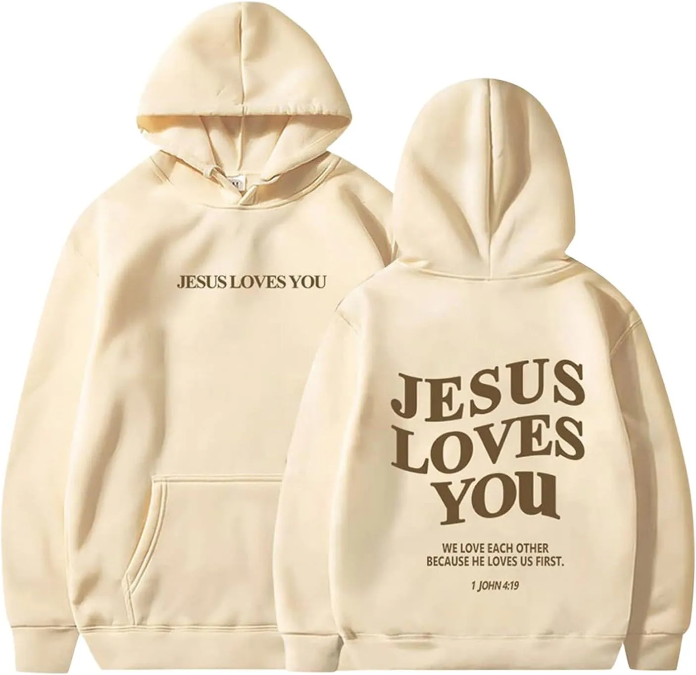 Jesus Hoodie Sweatshirts for Kids Boy Girl Bible Verse Letter Print Long Sleeves Hoodie Aesthetic Sweat Shirts with Pockets