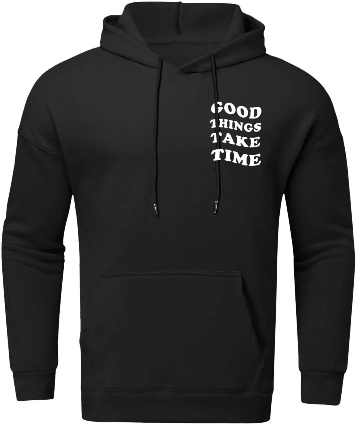 Jesus Saves Letter Print Hoodies for Men Christian Pullover with Pocket Faith Hooded Sweatshirt Religious Oversized Tops