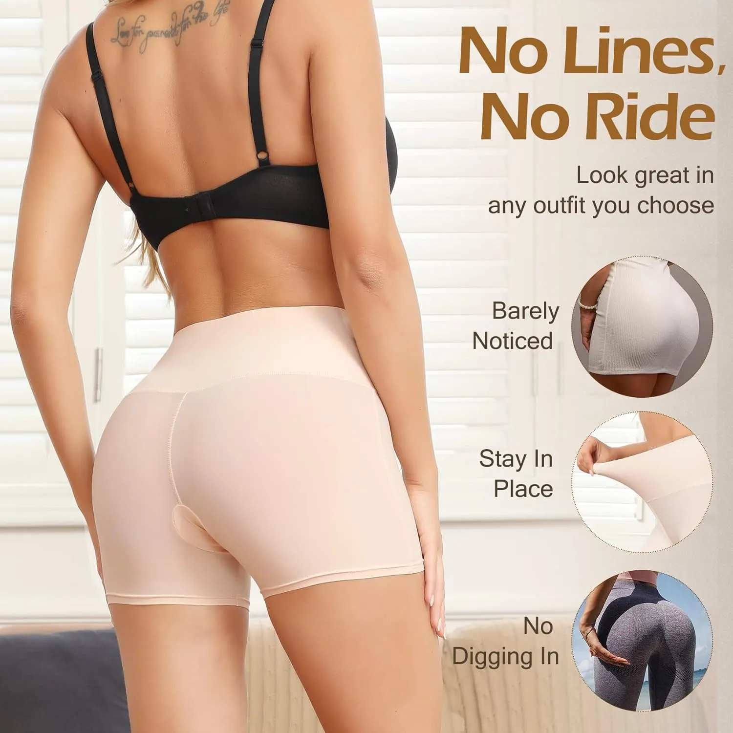 JOYSHAPER Slip Shorts for Under Dresses Women Seamless Boyshorts Panties Anti Chafing Underwear Shorts