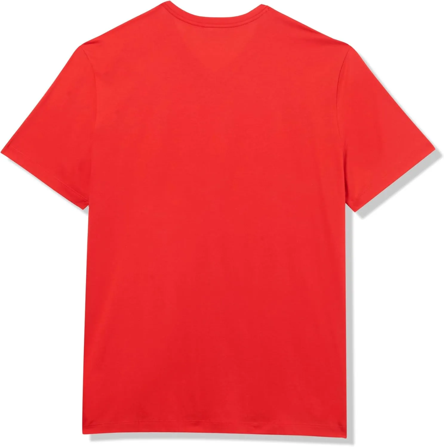 Lacoste Men's Tall Fit Ribbed V-Neck Cotton T-Shirt