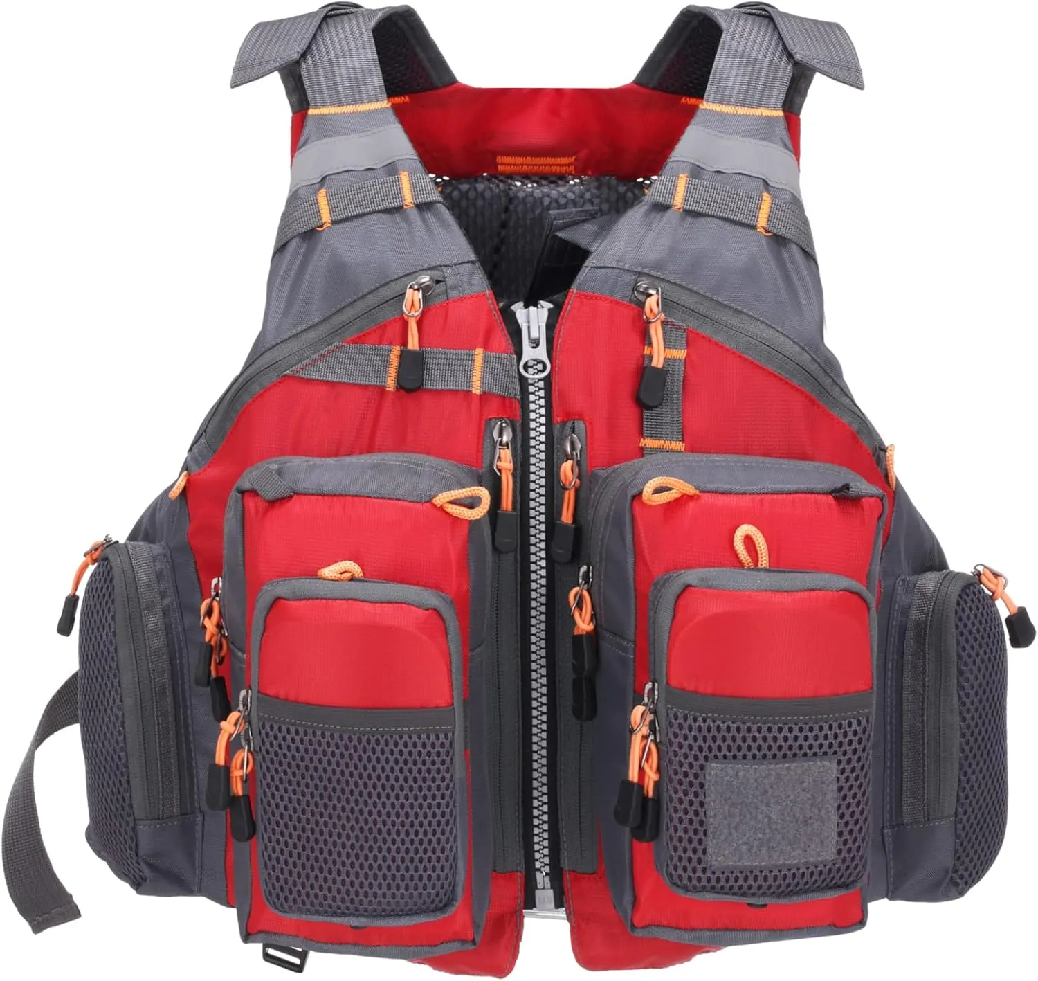 Lixada Fly Fishing Vest Fishing Jacket Breathable Polyester Mesh Design Fishing Vest