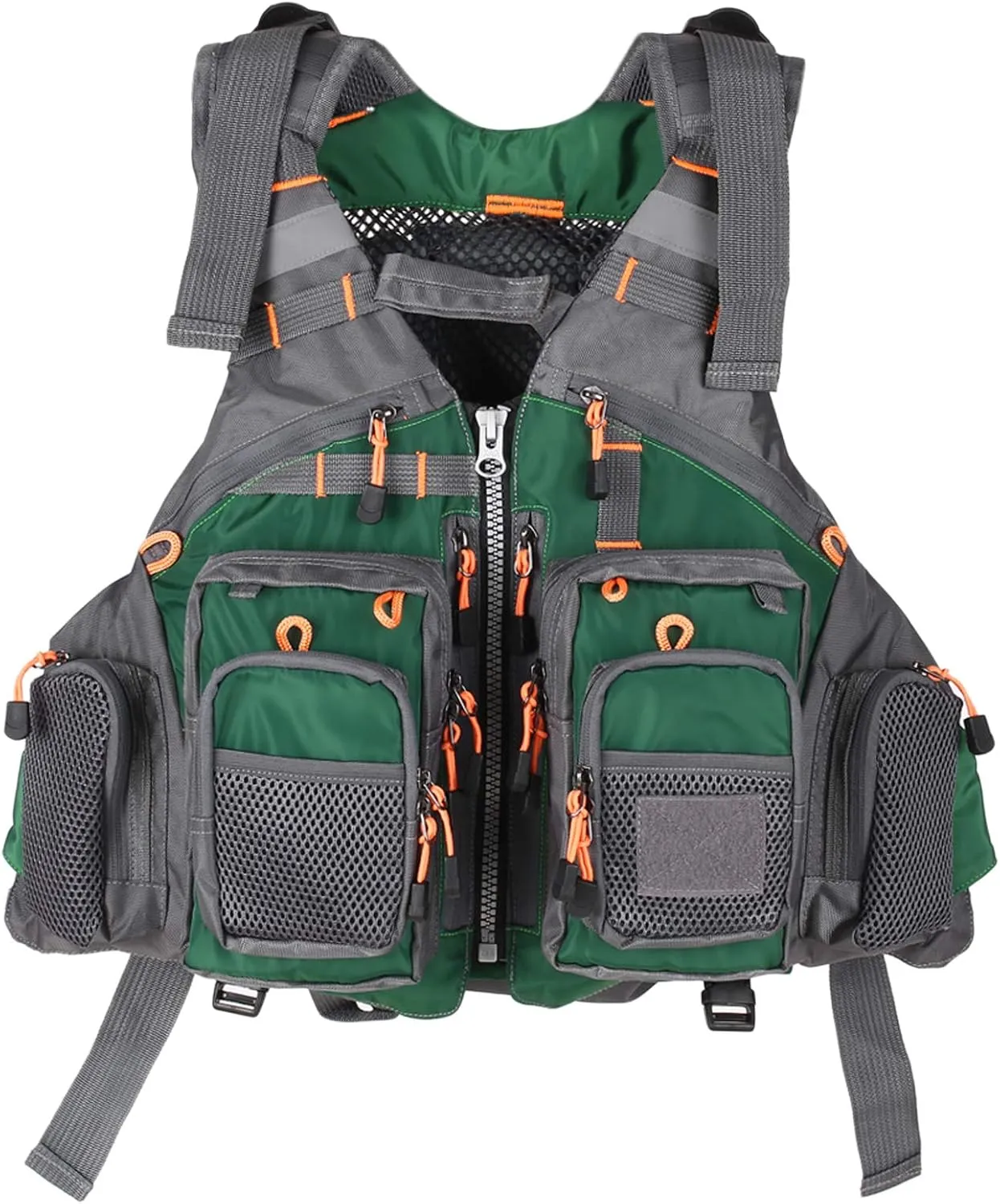 Lixada Fly Fishing Vest Fishing Jacket Breathable Polyester Mesh Design Fishing Vest