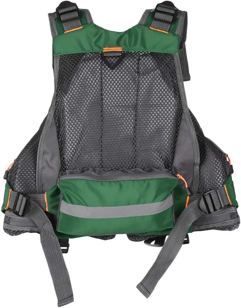 Lixada Fly Fishing Vest Fishing Jacket Breathable Polyester Mesh Design Fishing Vest