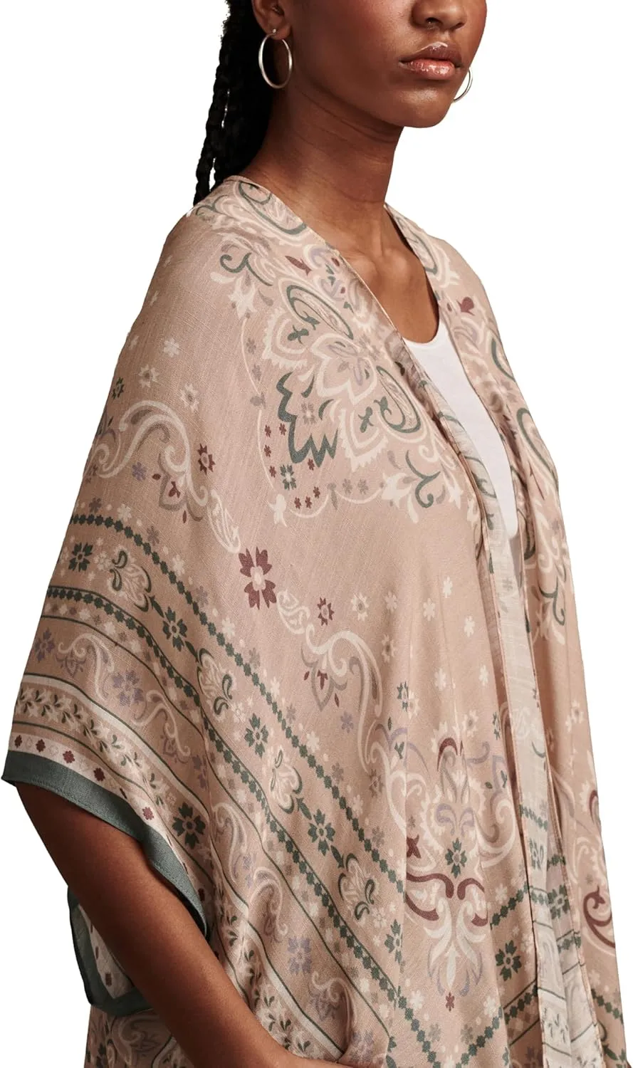Lucky Brand Women's Printed Kimono