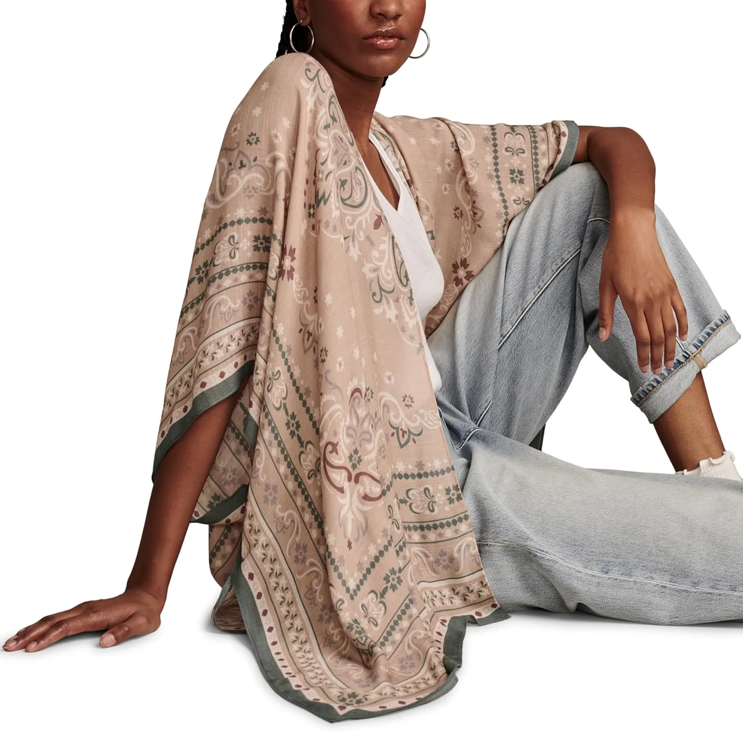Lucky Brand Women's Printed Kimono