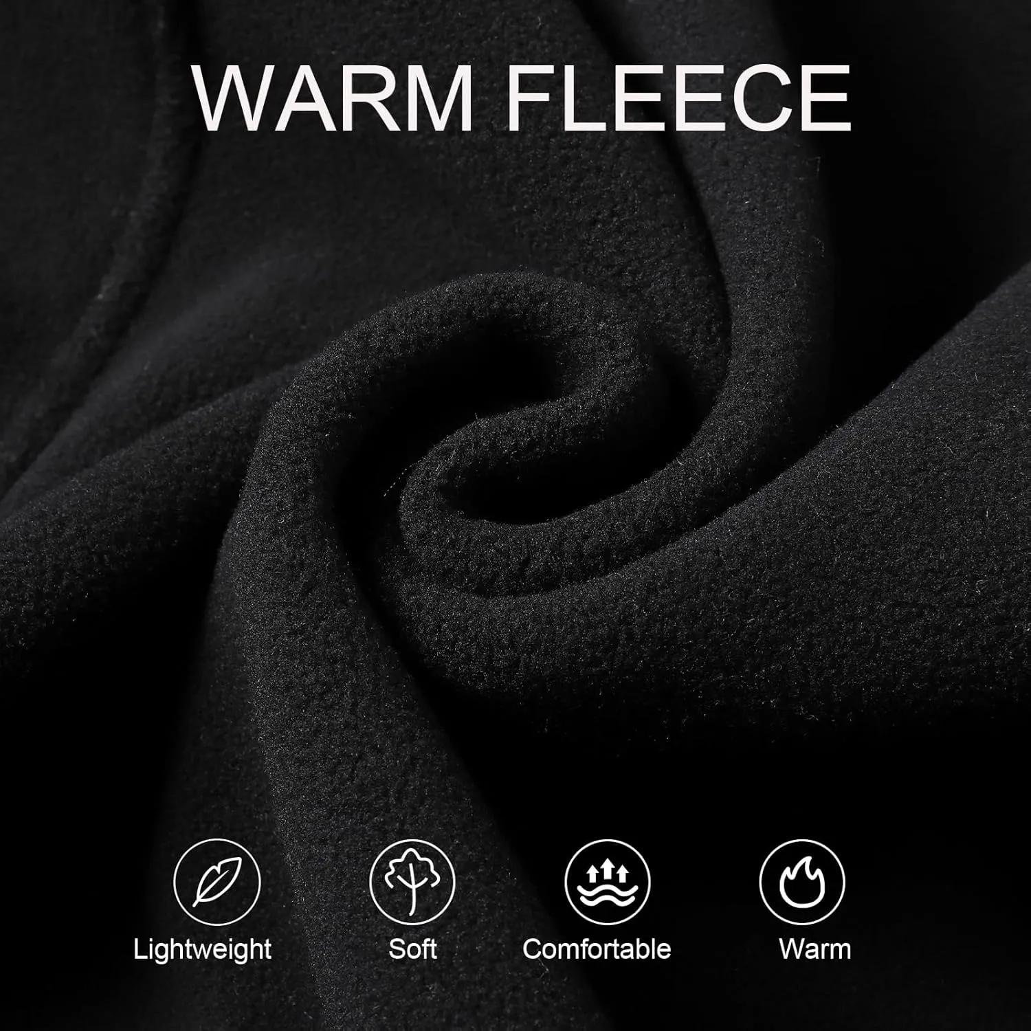 Mans Fleece Vest Full-Zip Outerwear Lightweight Sleeveless Jacket With Zipper Pockets