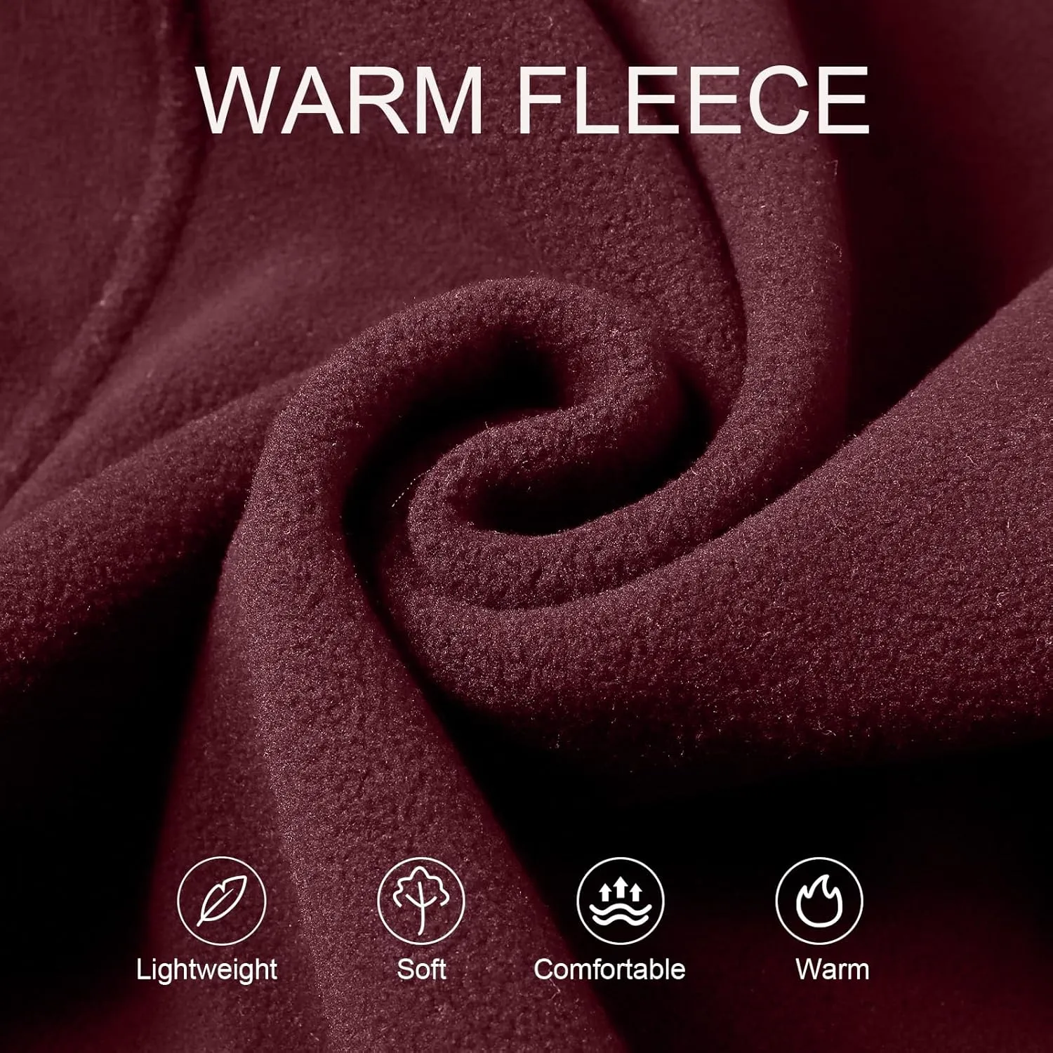 Mans Fleece Vest Full-Zip Outerwear Lightweight Sleeveless Jacket With Zipper Pockets