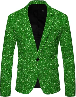 Mens Blazer Jacket Black Casual Blazer For Men Slim Fit Suit Sports Coats One Button Business Suits Party Prom Jacket