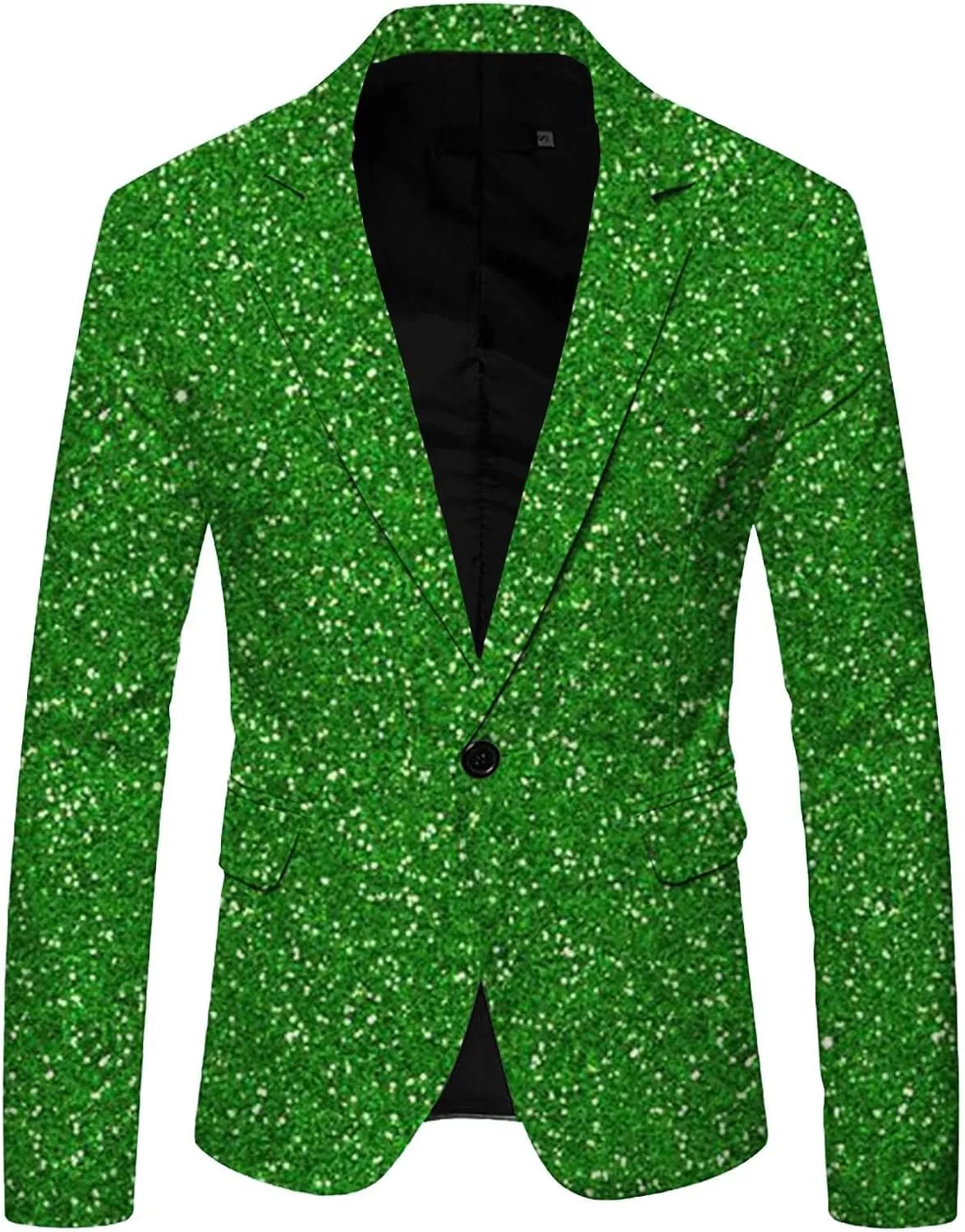 Mens Blazer Jacket Black Casual Blazer For Men Slim Fit Suit Sports Coats One Button Business Suits Party Prom Jacket